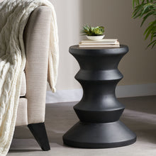 Load image into Gallery viewer, Side Table Modern Concrete Accent Piece - Black
