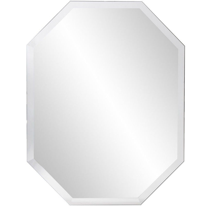 28" Framed Accent Mirror - Silver