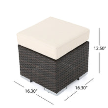 Load image into Gallery viewer, Santa Rosa - Outdoor Lounge Ottoman
