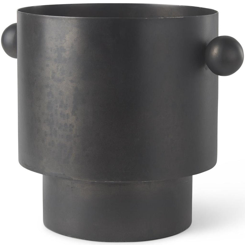 Round Table Vase (729958) - Black