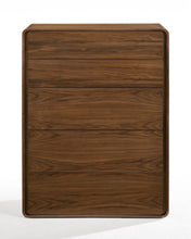 Load image into Gallery viewer, Wood Five Drawer Chest - Walnut
