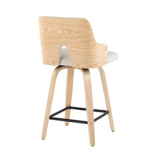 Load image into Gallery viewer, Stella - Contemporary Fixed Height Counter Stool With Swivel Square Footrest (Set of 2)

