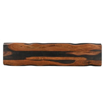 Load image into Gallery viewer, 75" Brown Solid Wood Live Edge Dining Bench
