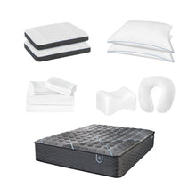 Load image into Gallery viewer, Comfort Care - Hybrid Restful Nights Euro Top Mattress With Premium Comfort Bedding Pack
