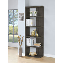 Load image into Gallery viewer, 5 Shelf Bookcase - Gray
