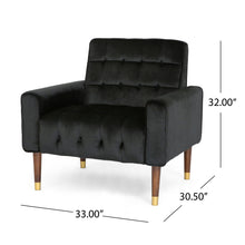 Load image into Gallery viewer, Comfy Arm Chair With Tufted Back, Modern For Living Room, Bedroom And Study
