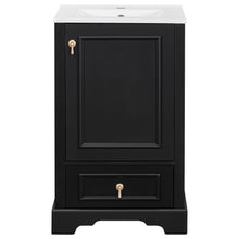Load image into Gallery viewer, Bathroom Vanity With Sink, Soft Close Door, Adjustable U-Shaped Shelf
