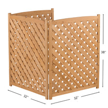 Load image into Gallery viewer, Outdoor 3 Panel Air Conditioner Fence Screen
