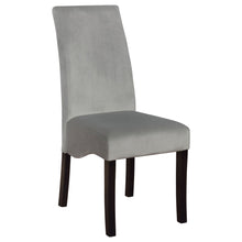 Load image into Gallery viewer, Upholstered Dining Chair Soft Padded Seat And Flared Back Design (Set of 2) - Gray
