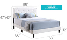 Load image into Gallery viewer, Button Tufted Bed Charming For Cozy Spaces
