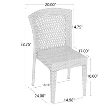 Load image into Gallery viewer, Farley - Stacking Sidechair (Set of 2) With Open Backrests - Gray
