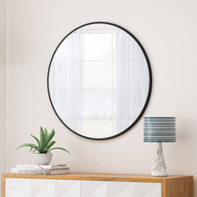 Load image into Gallery viewer, Wall Circular Mirror Metal Framed Mirror Round Vanity Mirror Dressing Mirror, For Bathroom, Living Room, Bedroom Wall Decor
