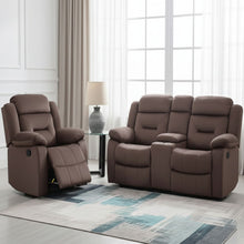 Load image into Gallery viewer, Contemporary Living Room Set With Pillow Arms And Headrest Support
