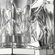 Load image into Gallery viewer, Arabella 1-Light Polished Sconce With Pressed Crystal Shade - Nickel
