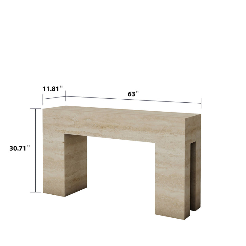 Console Tables - Beige