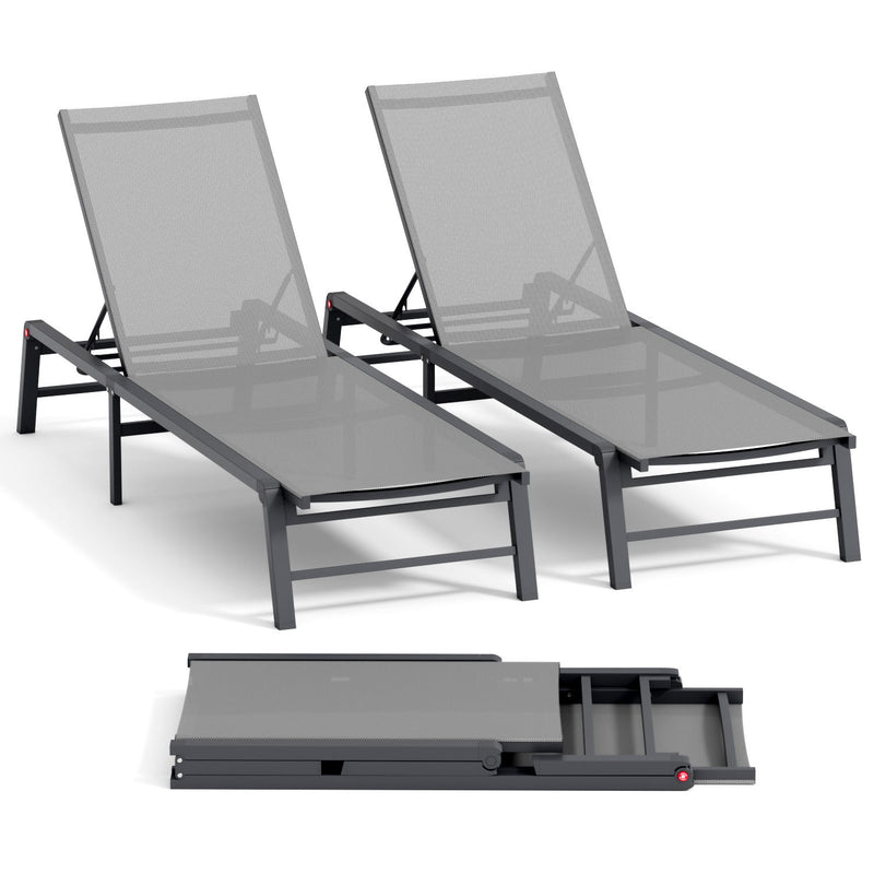 Chaise Lounge Outdoor (Set of 2)