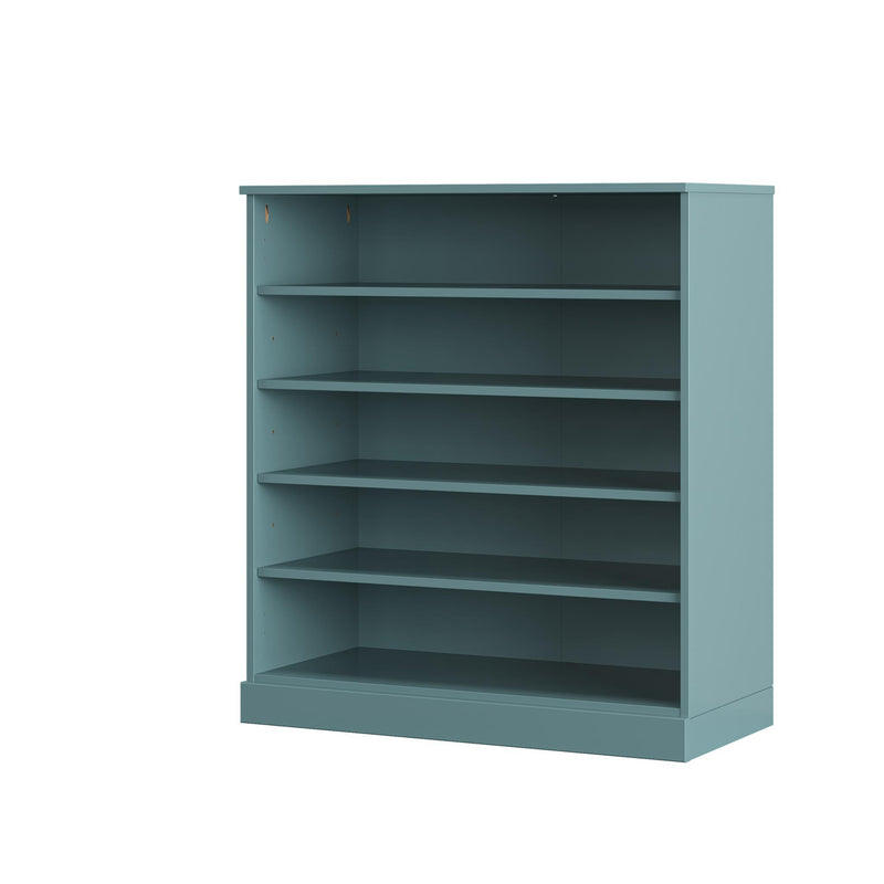 Twenty Pair Solid Woodshoe Storage Cabinet (752322) - Aqua