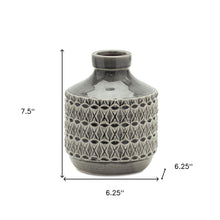 Load image into Gallery viewer, Geometric Bud Table Vase (516235) - Gray
