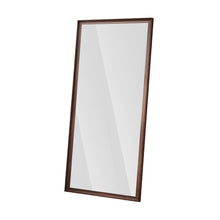 Load image into Gallery viewer, Vintage Full Length Mirror Wall Mounted With Faux Wooden Frame - Brown
