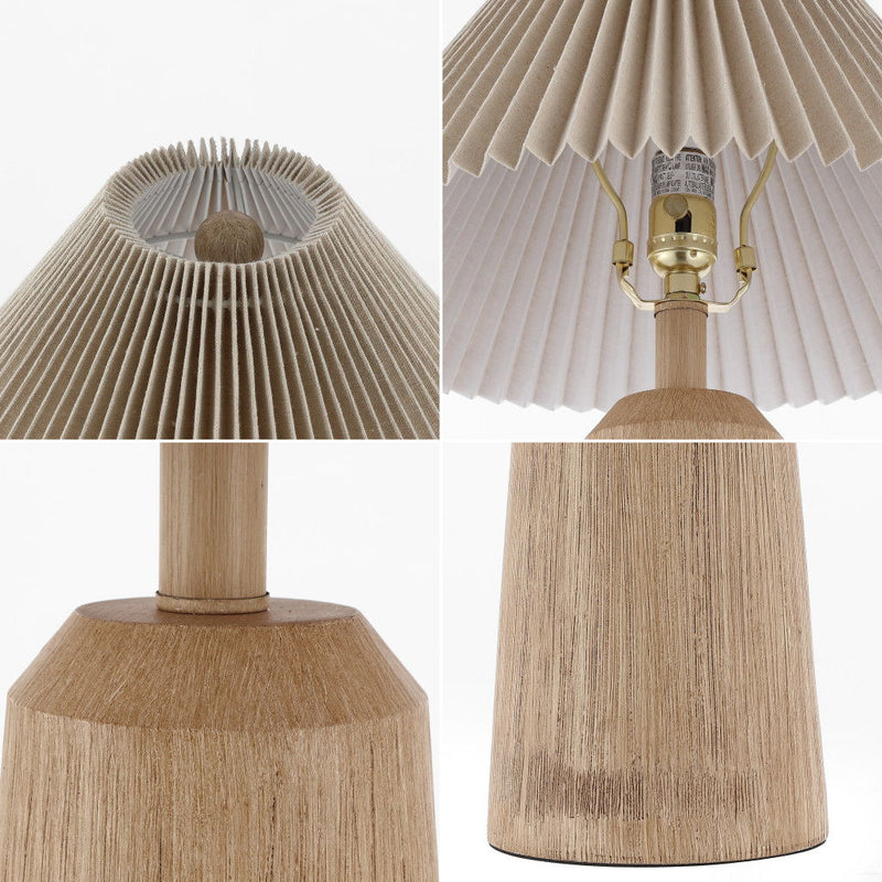 Lighthouse Table Lamp With Empire Shade - Beige