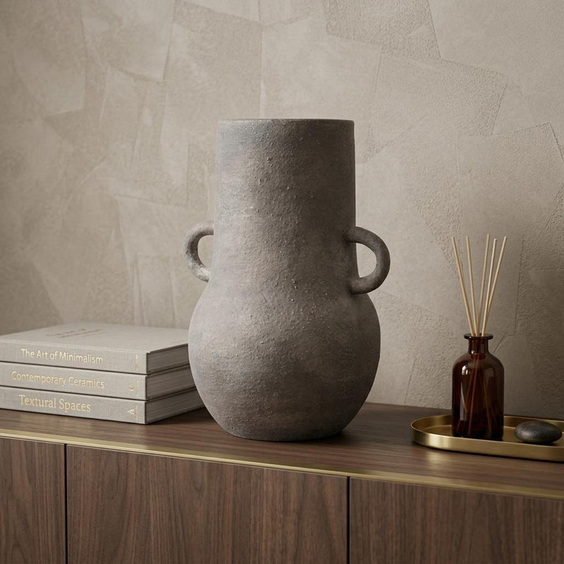 Amphora Table Vase - Brown