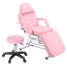 Load image into Gallery viewer, 72.8" Massage Salon Tattoo Chair With Two Trays Esthetician Bed With Hydraulic Stool, Multi-Purpose 3-Section Facial Bed Table, Adjustable Beauty Barber Spa Beauty Equipment
