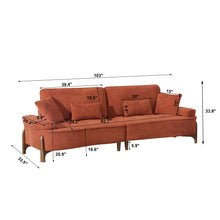 Load image into Gallery viewer, Comfortable Deep Seated Sofa With Pillows
