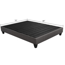 Load image into Gallery viewer, 14" Upholstered Platform Bed Base, Mattress Foundation
