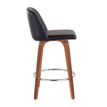 Load image into Gallery viewer, Toriano - Mid-Century Modern Fixed Height Counter Stool With Round Footrest (Set of 2)
