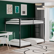 Load image into Gallery viewer, Same as original B083124170 Adam Twin over Twin Metal Bunk, Black
