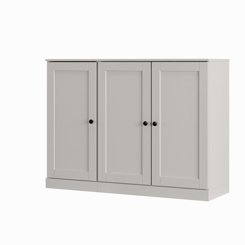 Solid Woodshoe Storage Cabinet (755987) - Off White