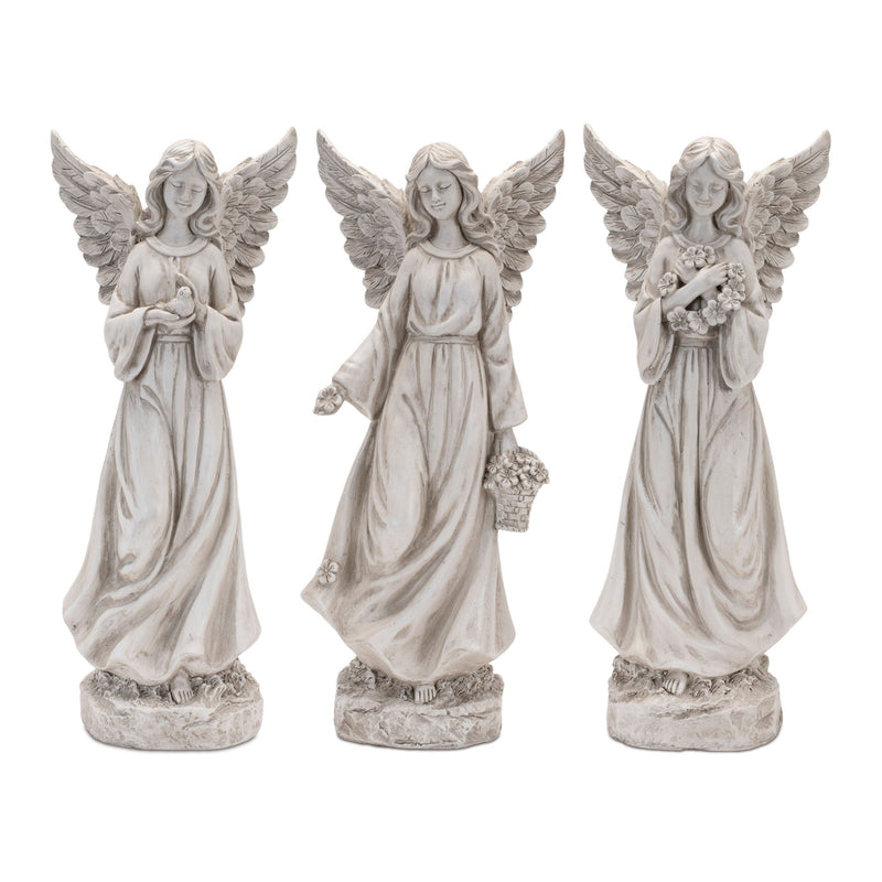 Polyresin Statue (Set of 3) - Gray