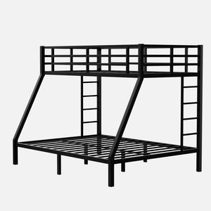 Metal Twin XL over Queen Bunk Bed for Teens and Adults,Space-Saving/Noise Reduced/No Box Spring Needed, Old SKU W1307S00013 (Expect arrive date 2024/3/24)