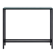 Load image into Gallery viewer, 36" Mirrored Glass Console Table - Black
