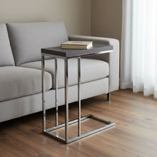 Load image into Gallery viewer, 18.25" x 10.25" x 25.25" Particle Board Metal Accent Table - Gray
