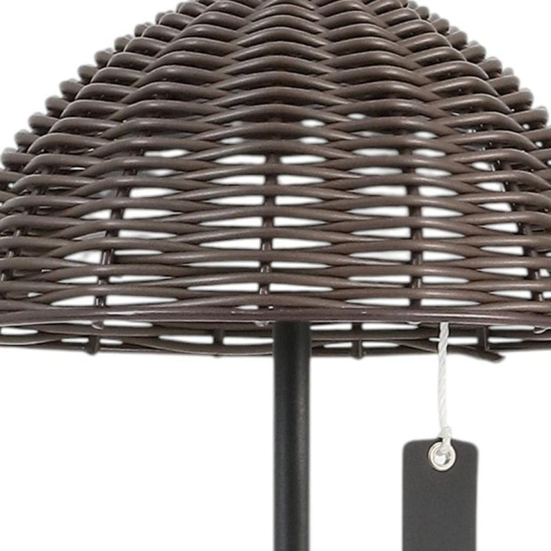 Novelty USB Table Lamps With Globe Shades (Set of 2) - Black