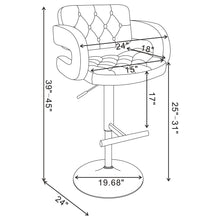 Load image into Gallery viewer, Adjustable Bar Stool With Upholstery
