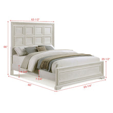 Load image into Gallery viewer, Geometric Design Headboard Panel Bed
