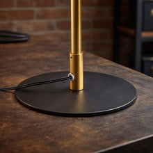 Load image into Gallery viewer, Dimond - LED Table Lamp With On / Off Switch Round Base - Black / Gold
