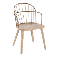Load image into Gallery viewer, Riley - Farmhouse Arm Chair (Set of 2) - White Washed / Antique Copper
