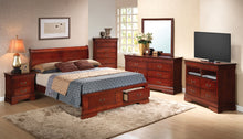 Load image into Gallery viewer, Upholstered Panel Sleigh Bed Design
