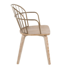 Load image into Gallery viewer, Riley - Farmhouse Arm Chair (Set of 2) - White Washed / Antique Copper
