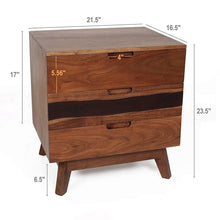 Load image into Gallery viewer, Nightstand Natural Wood - Brown
