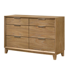 Load image into Gallery viewer, 6 Drawer Storage Dresser, Bedroom Furniture - Natural Wood

