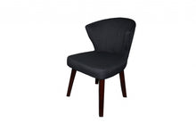 Load image into Gallery viewer, 31" Contemporary Wooden Curve Back Dining or Accent Chair - Gray
