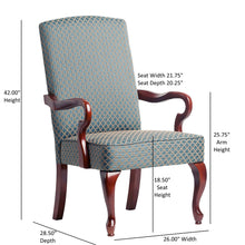 Load image into Gallery viewer, Delaney - Elegant Gooseneck Arm Chair With High Back
