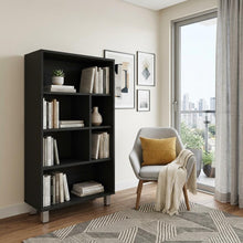 Load image into Gallery viewer, Four Tier Bookcase (737972) - Black
