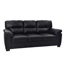 Load image into Gallery viewer, 3 Seater Sofa With Padded Armrests And Triangular Leg

