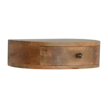 Load image into Gallery viewer, Wall Mounted Rounded Nightstand - Oak
