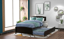 Load image into Gallery viewer, Platform Bed &amp; Headboard, Footboard And Wood Slat Support
